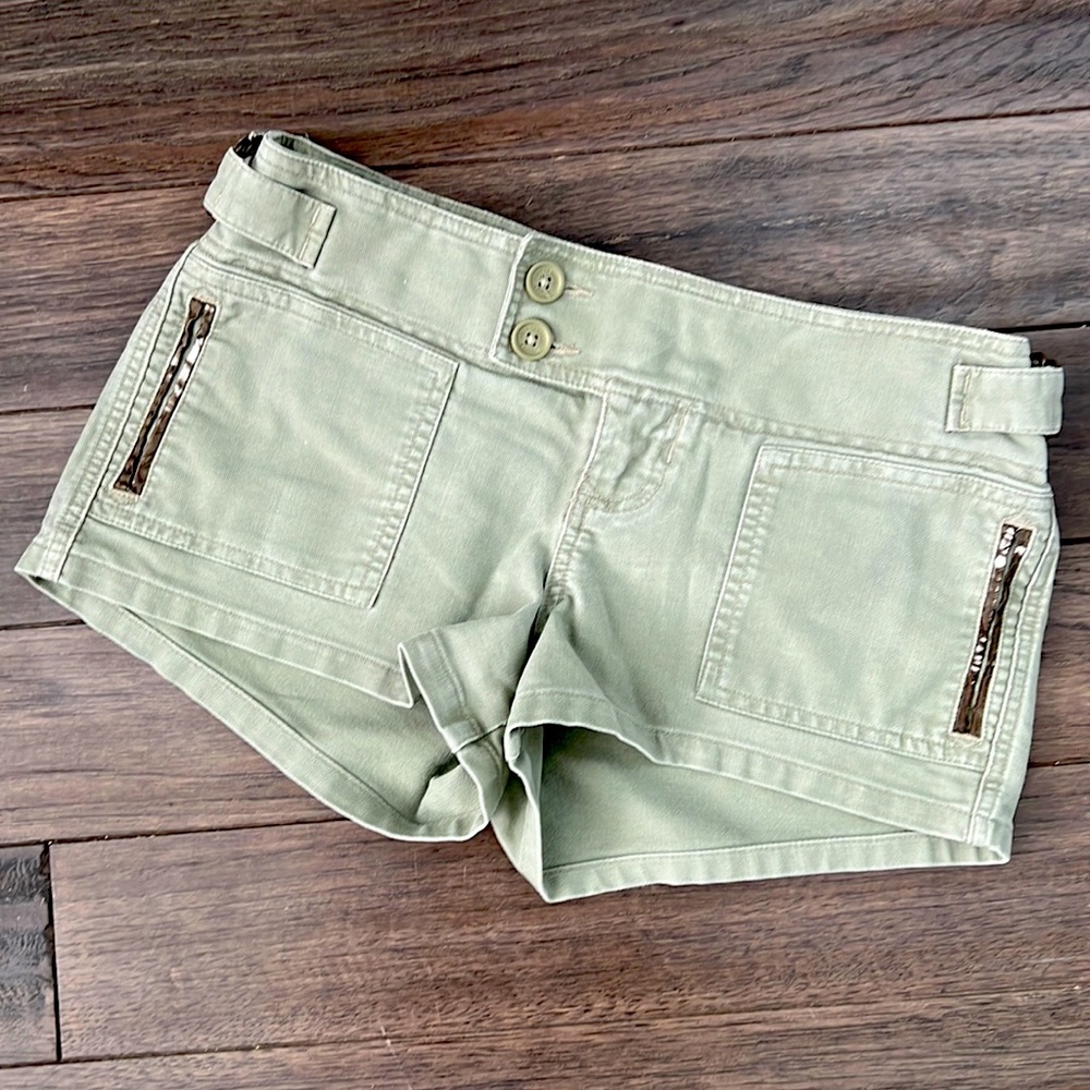 Abercrombie & Fitch Olive Green Shorts